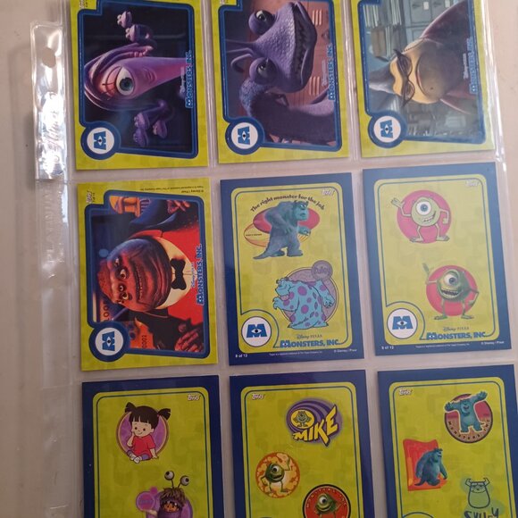 2001 Topps Monsters Inc Trading Card Complete Set 98 Cards w/ Inserts Disney Pix - Picture 2 of 10